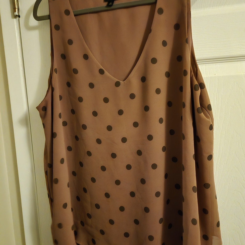 Torrid Polka Dot Blouse